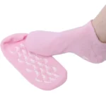 1 Pair Reusable SPA Gel Socks Moisturizing Soft Smooth Whiter Feet Foot Care Silicone Gel Socks 3