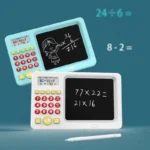 Handwriting Board Kids English Drawing Board Math Treasure Training Learning LCD Spanish Calculator Mental Arithmetic Machine 1