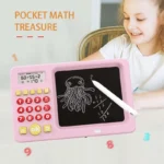 Handwriting Board Kids English Drawing Board Math Treasure Training Learning LCD Spanish Calculator Mental Arithmetic Machine 4