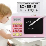 Handwriting Board Kids English Drawing Board Math Treasure Training Learning LCD Spanish Calculator Mental Arithmetic Machine 5