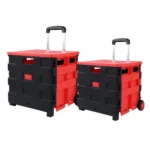 Luggage Trolley Pick Up Express Cart Supermarket Folding Convenient Shopping Vegetable Basket 3