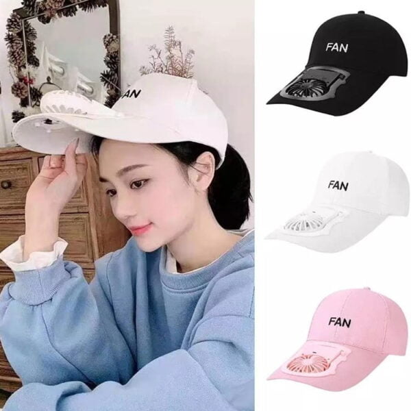 قبعات مروحة محمولة