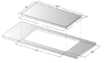 0001965 startec gas hob 90 cm stsh9g5vcs