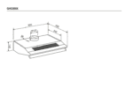 0002011 glemgas hood 60cm glghc65ix stainless steel