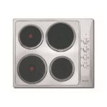 0007887 glemgas electric hob 4 plates 60cm glgtl640ix stainless steel